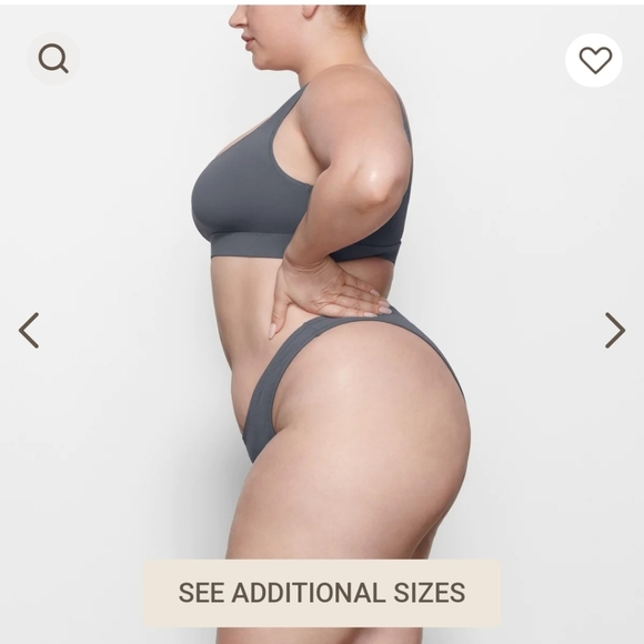 NWT Skims Signature Swim CHEEKY TANGA BOTTOMS Size 2X - Picture 4 of 4